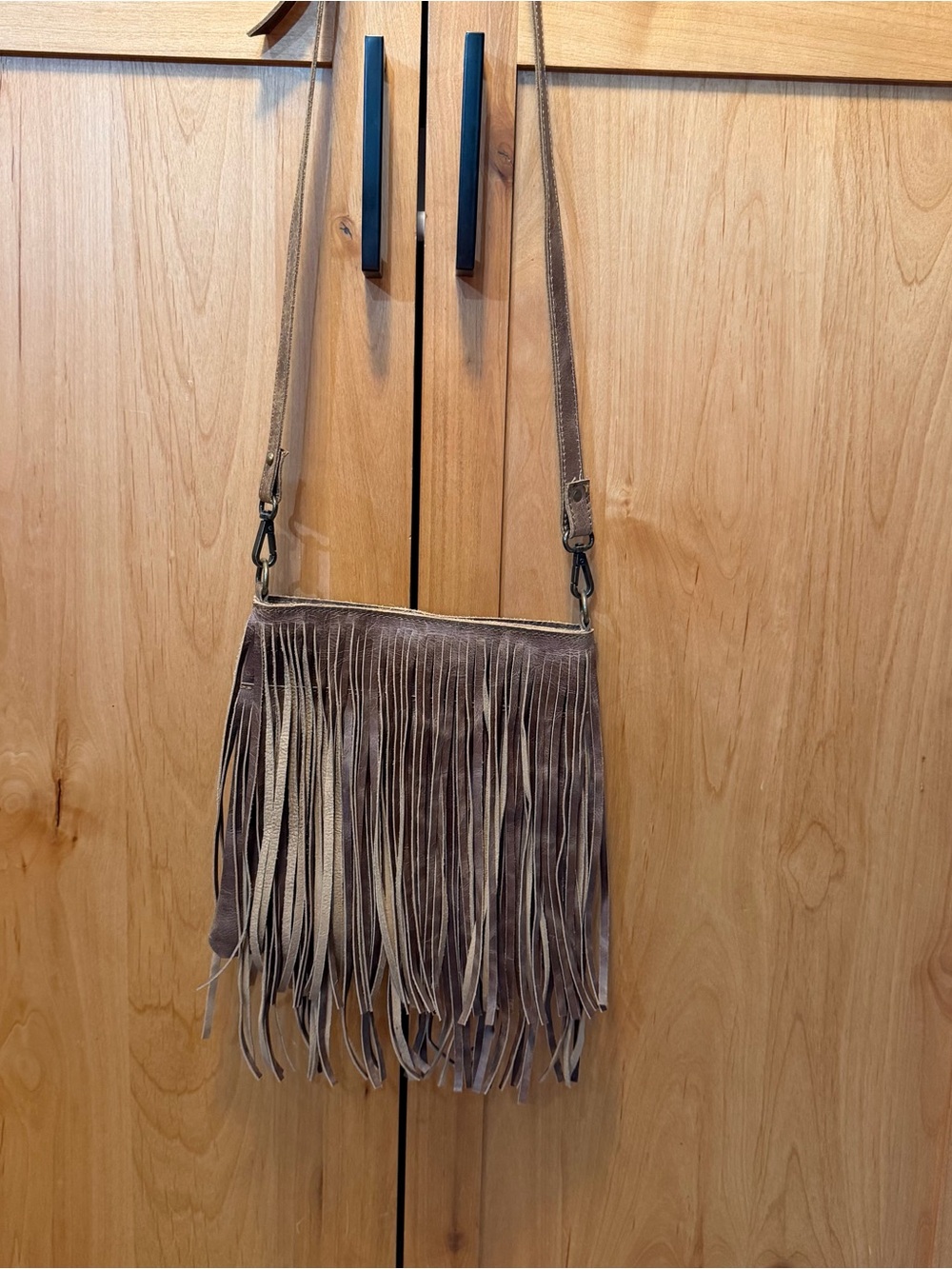 American Darling leather Fringe Crossbody